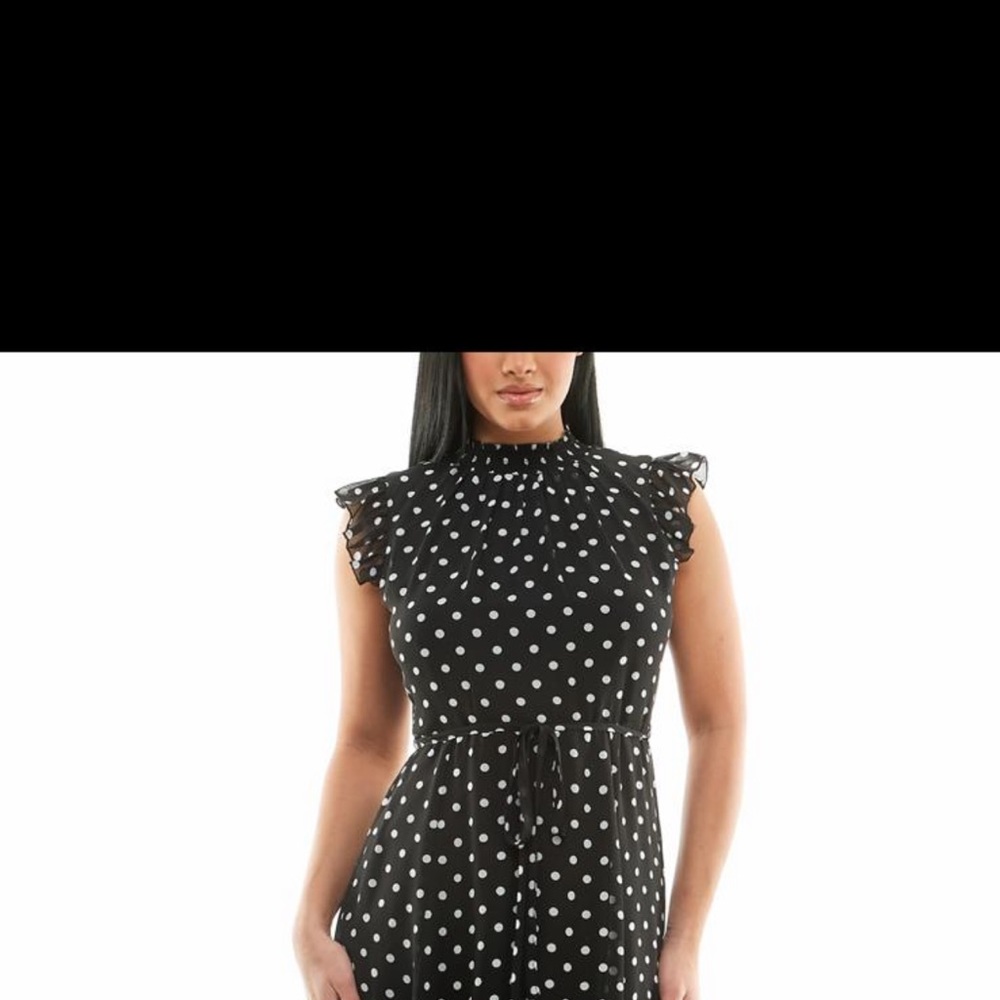 Fully lined chiffon dress . New , still with tag